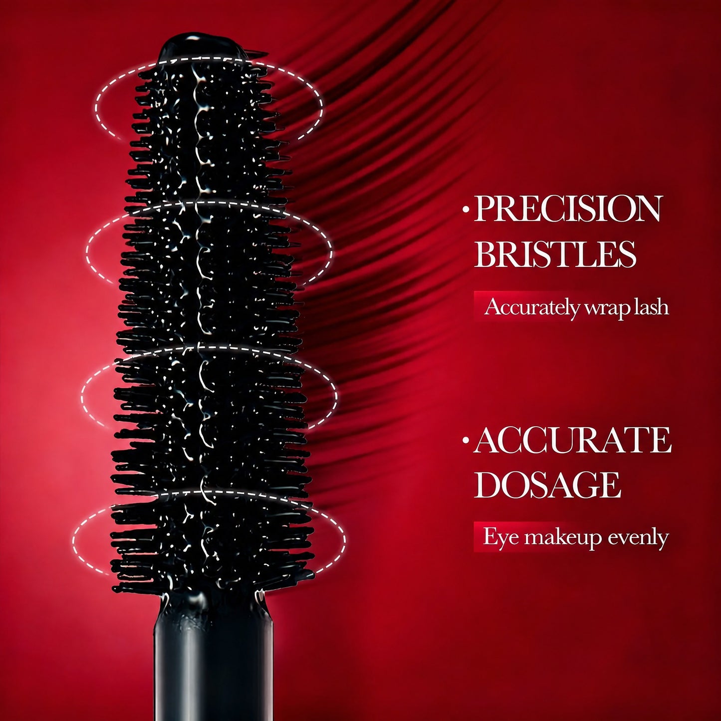 ✨Silky Buildable Volume, 🌙Slender Thick Curls, Smudge-Proof & Clump-Free Formula➰