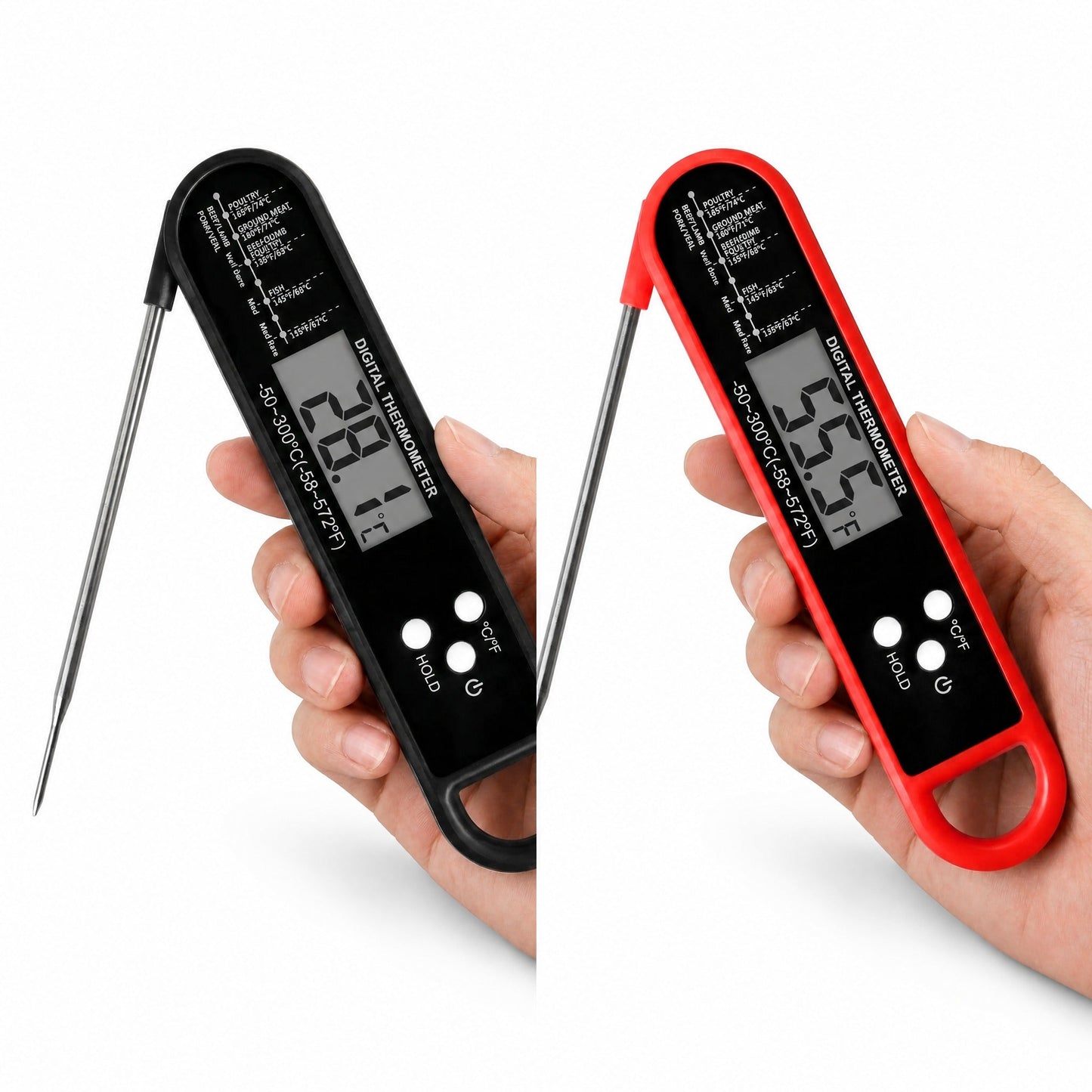 🏆Digital Meat Thermometer –🔥 0.5S Instant Read, ±0.5°F High Accuracy⚡