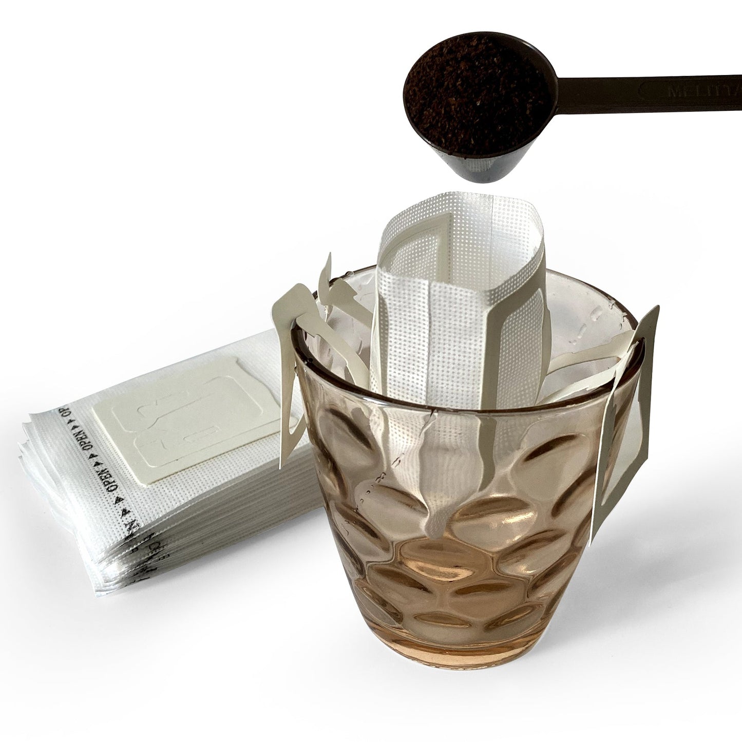 ☕ Hanging Ear Coffee Filter Bag –📦 No Dripper Needed, Perfect for Travel & Camping🏕️