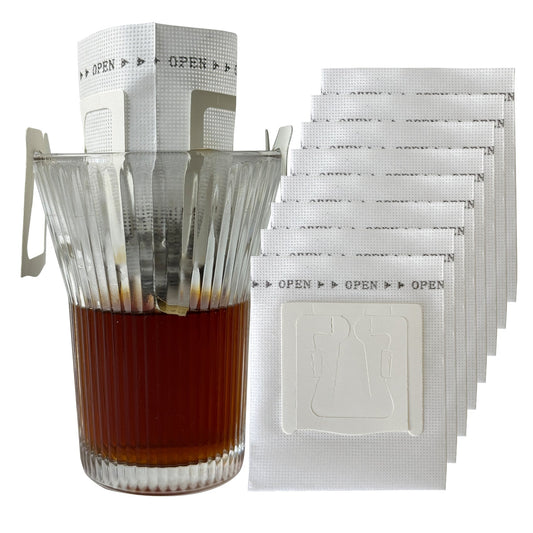 ☕ Hanging Ear Coffee Filter Bag –📦 No Dripper Needed, Perfect for Travel & Camping🏕️