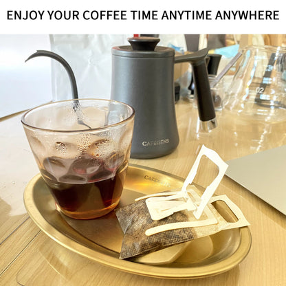 ☕ Hanging Ear Coffee Filter Bag –📦 No Dripper Needed, Perfect for Travel & Camping🏕️