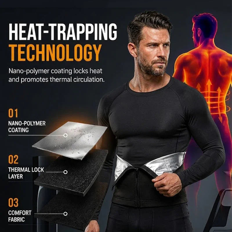 🏆OUTDR™Waist Trainer Trimmer Zipper Sweat Belt🔥
