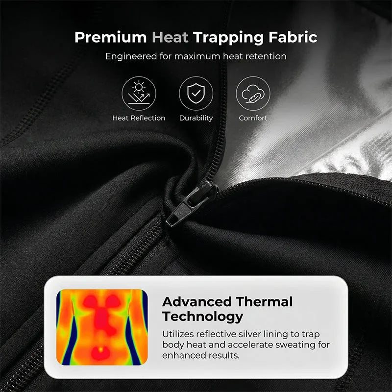 🏆OUTDR™Waist Trainer Trimmer Zipper Sweat Belt🔥