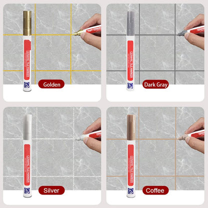 🏆Anti-Mosquito and waterproof grout pen —✨ Instantly Restore a Clean, Like-New Look⚡