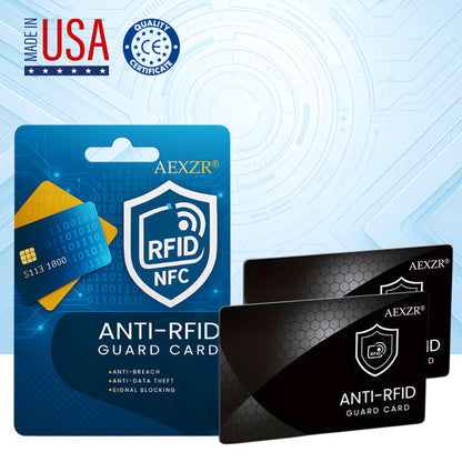 🏆Official Store |AEXZR® Anti-RFID Guard Card🌟Stop Electronic Skimming & Data Theft