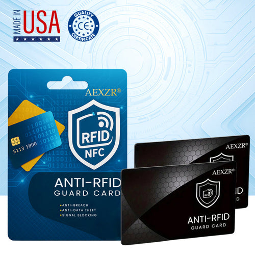 🏆Official Store |AEXZR® Anti-RFID Guard Card🌟Stop Electronic Skimming & Data Theft