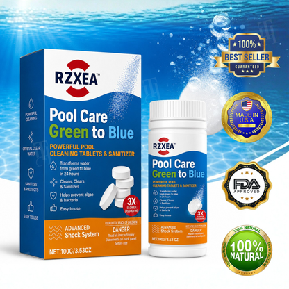 🏆🌊RZXEA™ Pool Care Green to Blue