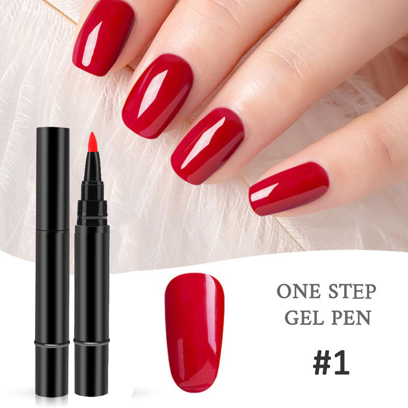 ✨💅3-in-1 Magic Gel Polish Pen🖌️ No Base, No Top Coat Needed 💅