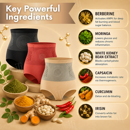 🔥RZXEA™ 2026 8-in-1 Moringa & Berberine Thermogenic Sculpting Shorts🏆