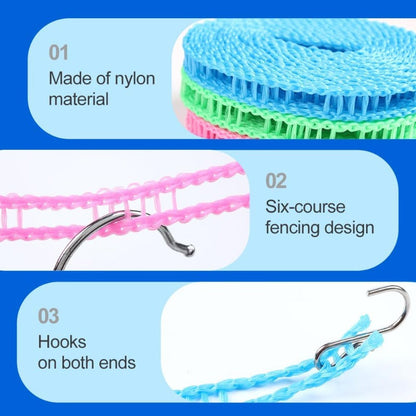 🏆Windproof Anti-Slip Drying Line💪 – Holds Up to 15kg, For Camping & Home