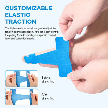 🏆Medical-Grade Bunion Tape – 🦶Hypoallergenic, Breathable, Painless Removal👟