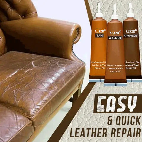 🏆✨ AEXZR® Advanced Leather Repair Gel – ✨Effortless DIY, Erases Holes & Scratches✨