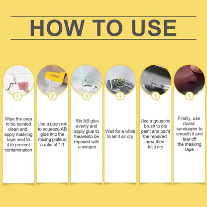 🏆🔥Quick-Drying Tile Repair -🔧 DIY Pro Kit for Cracks & Chips✨
