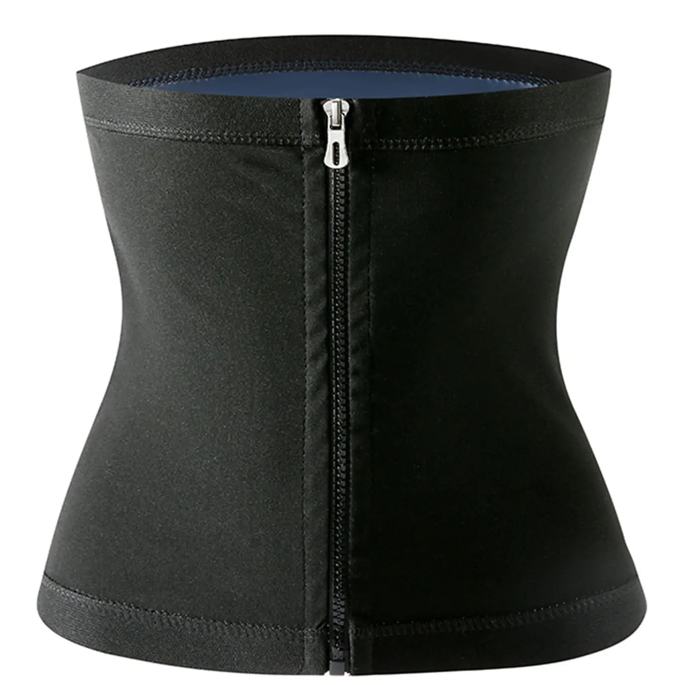 Waist Trainer Trimmer Zipper Sweat Belt Band for Men, Sauna Belt Suit Workout, Sporty Design, All Seasons, Plain Pattern, Fitness Waist Trainer, Exercise Waistband, Elastic Waist