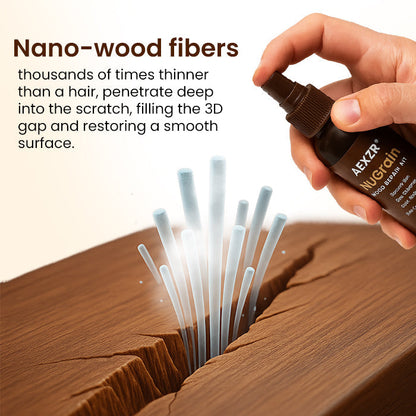 🏆✨Offical Store: AEXZR® NuGrain Wood Repair Kit – 🛡️Nano-Wood Fiber Heals Scratches in 60 Secs⚡