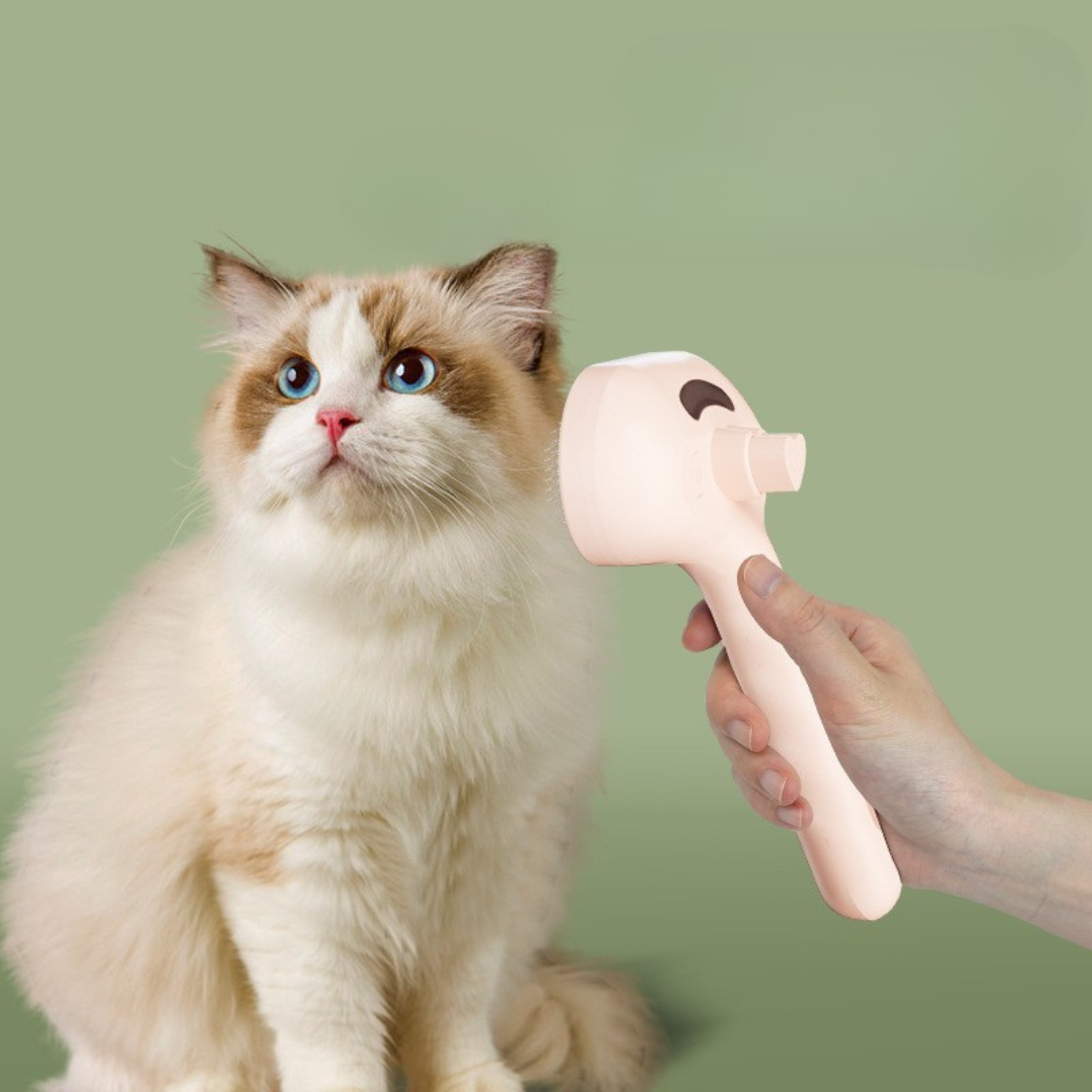 💨🐕 Steam Grooming Brush—🐕Reduce Shedding & Detangle – Gentle for Sensitive Skin✨
