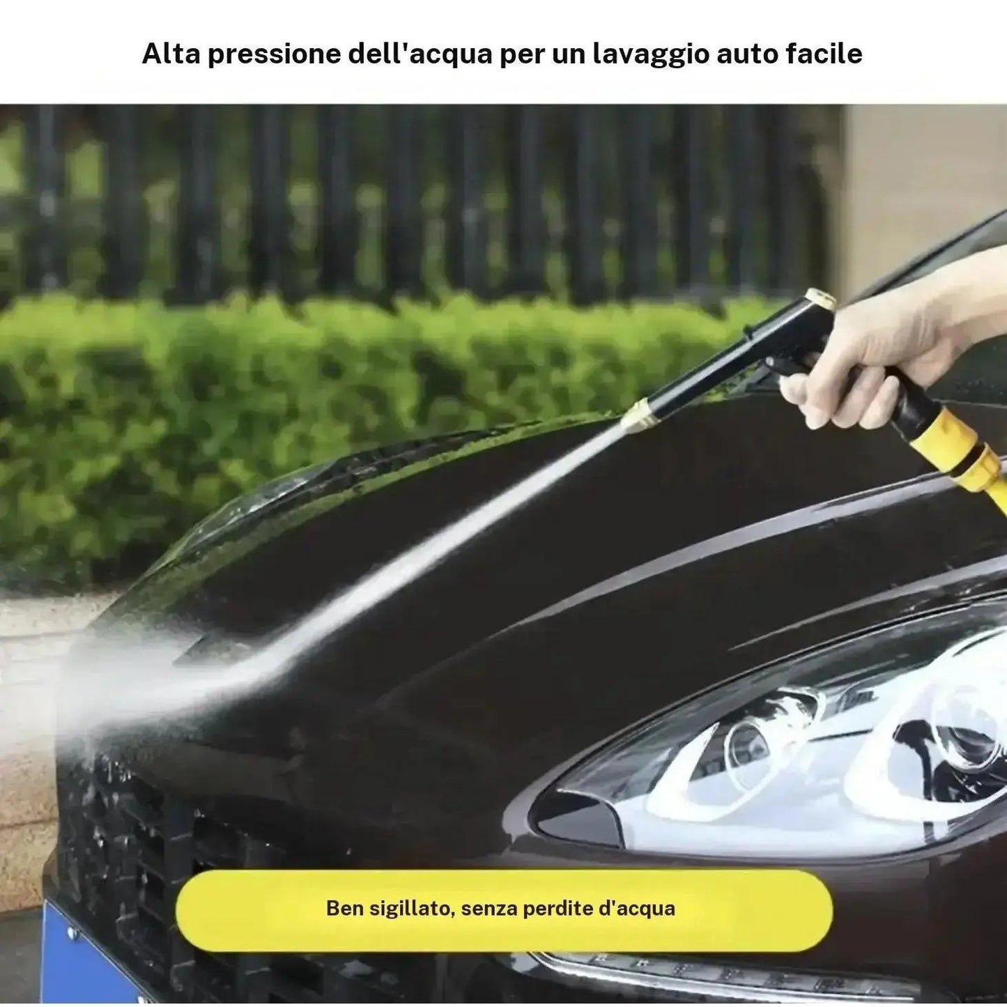 【Summervibes】Portable High Pressure Water Sprayer, Adjustable Garden Hose Nozzle Sprayer, Car Washing & Maintenance Tool, Pet Cleaning Tool & Dealsforyoudays