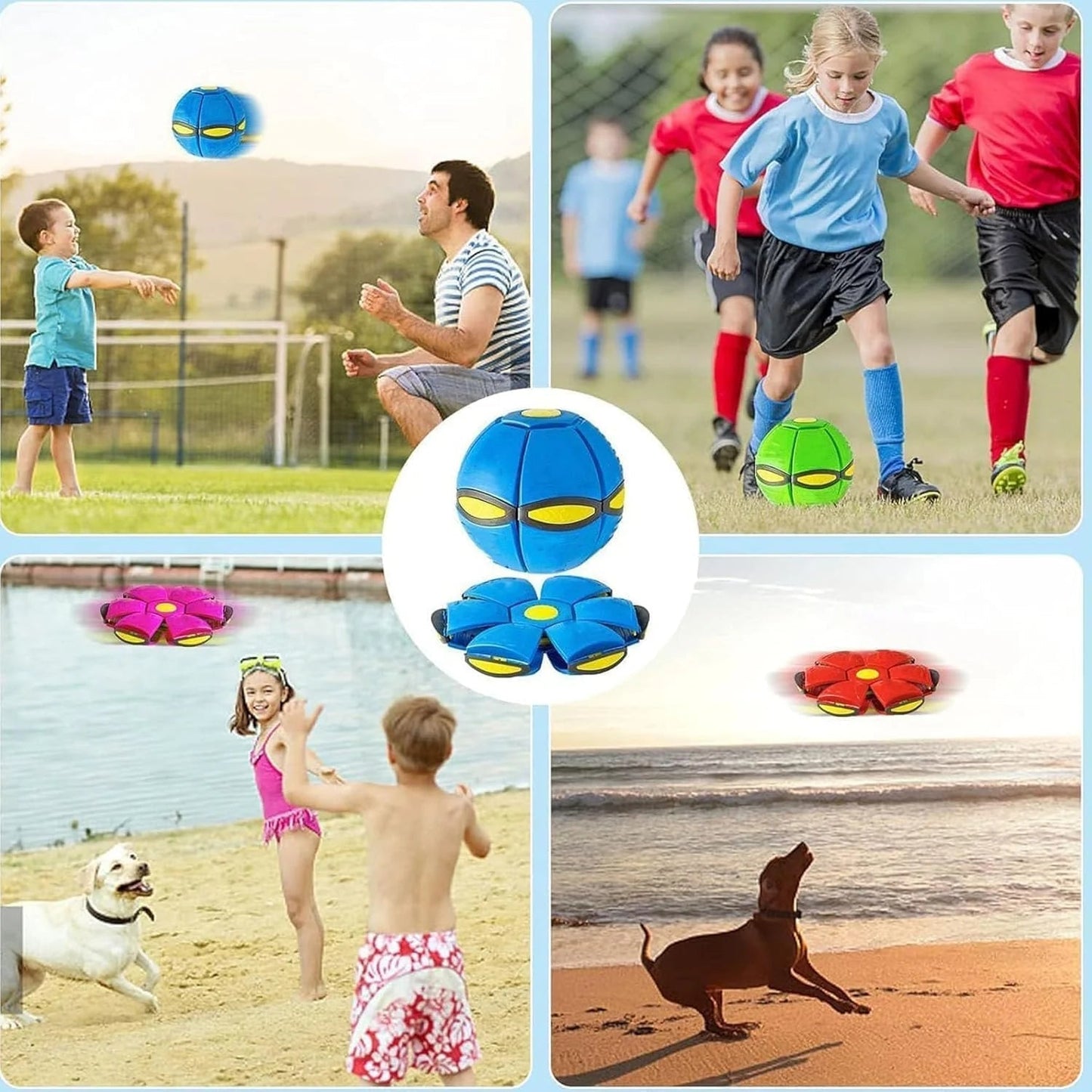 🏆Kids’ Magic Metaball — 🌈bouncy ball & flying saucer for family and pets🌈