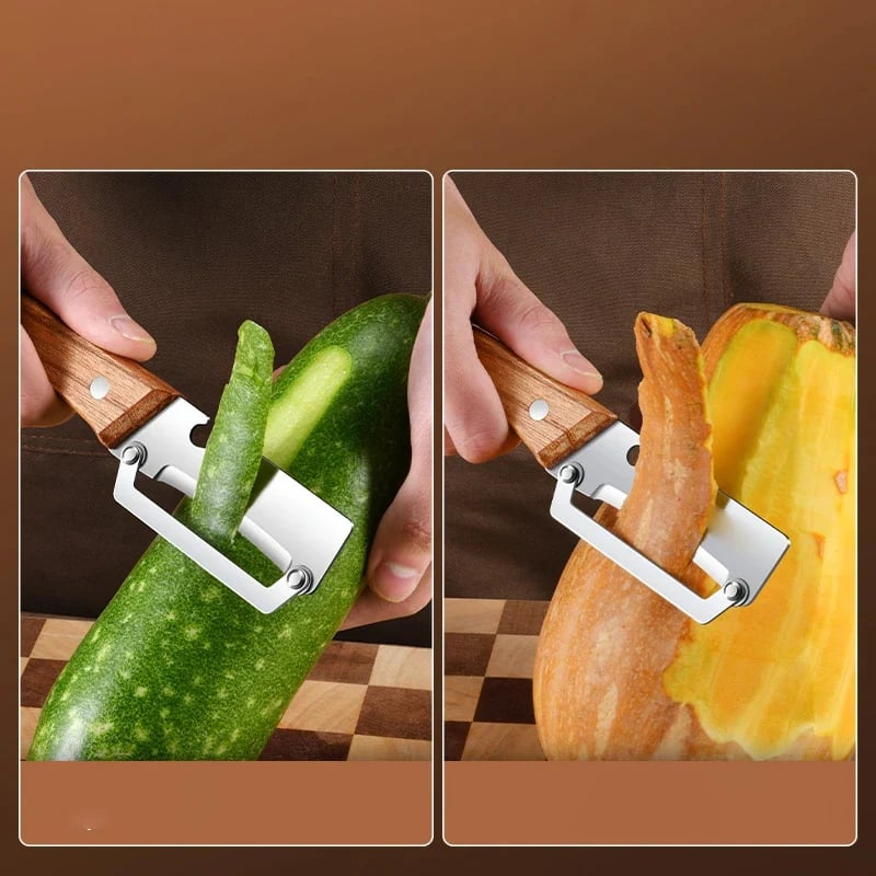 ✨ Multi-Functional Peeler –🍾 Razor-Sharp Blade, Paper-Thin Peels🔪