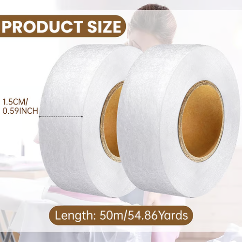 🔥🧵No Sew Hemming Tape Fabric Adhesive🔥 – Fabric Adhesive, Iron-On, Wash-Resistant✨
