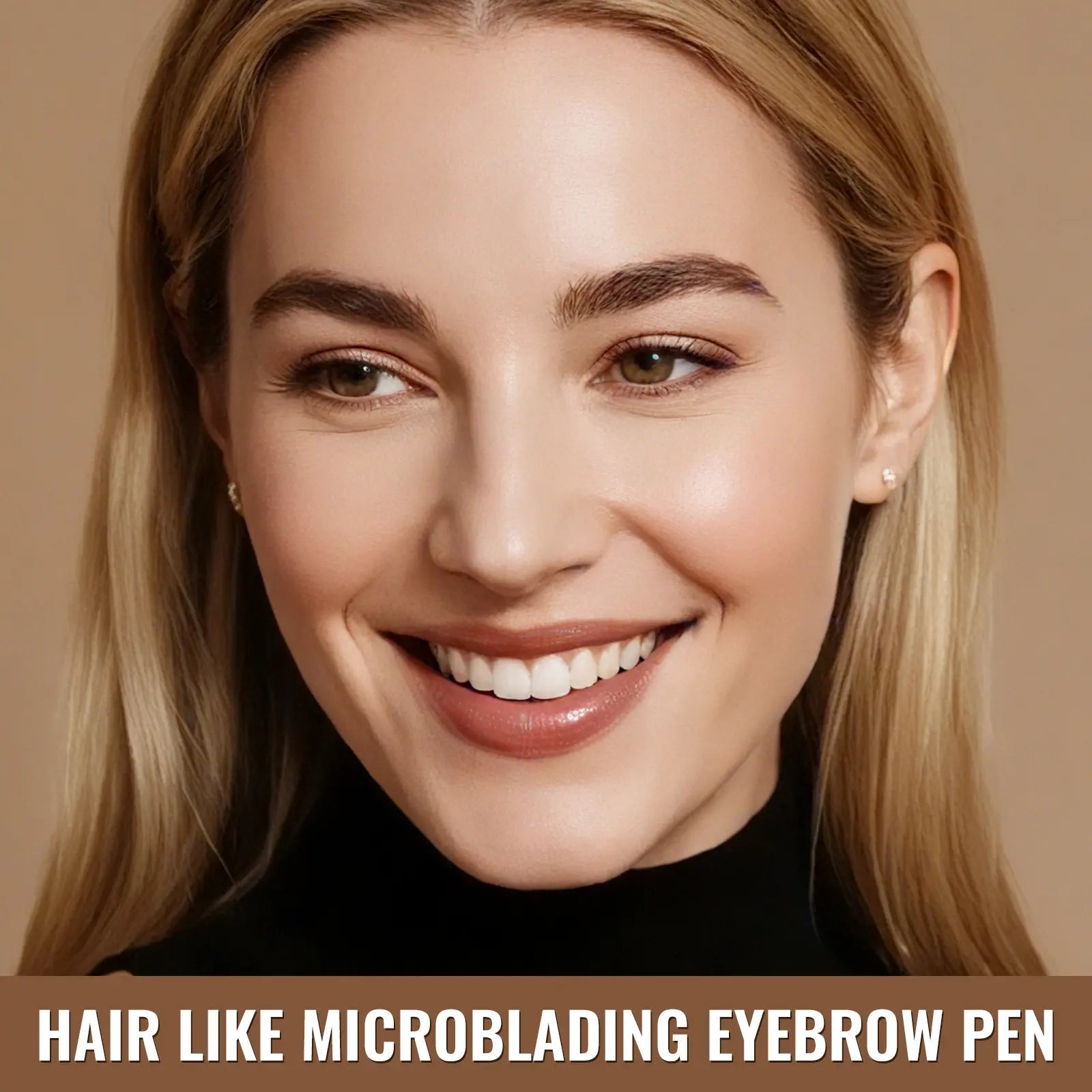 Imethod Original 4D Brush Tip Waterproof Microblading Eyebrow Pen, 2-In-1 Dual-Ended, Natural Hair-Like Strokes, Long-Lasting