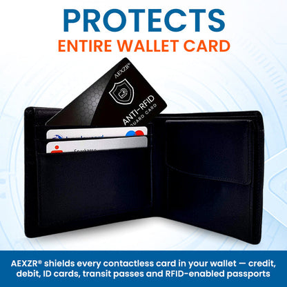 🏆Official Store |AEXZR® Anti-RFID Guard Card🌟Stop Electronic Skimming & Data Theft