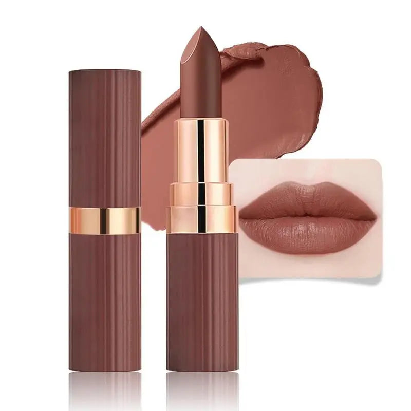 Long-Lasting Waterproof Matte Lipstick for Women - Christmas Makeup - Lipstick & Matte Lip Gloss