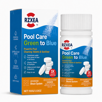 🏆🌊RZXEA™ Pool Care Green to Blue