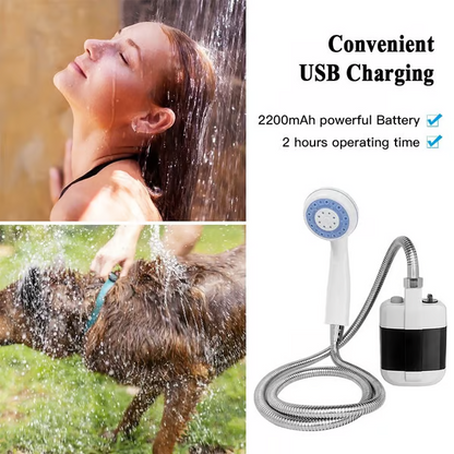 🔥Hot Sale 58% OFF💦Portable Shower for Camping with Water Pump🚀