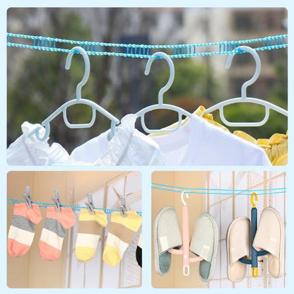 🏆Windproof Anti-Slip Drying Line💪 – Holds Up to 15kg, For Camping & Home