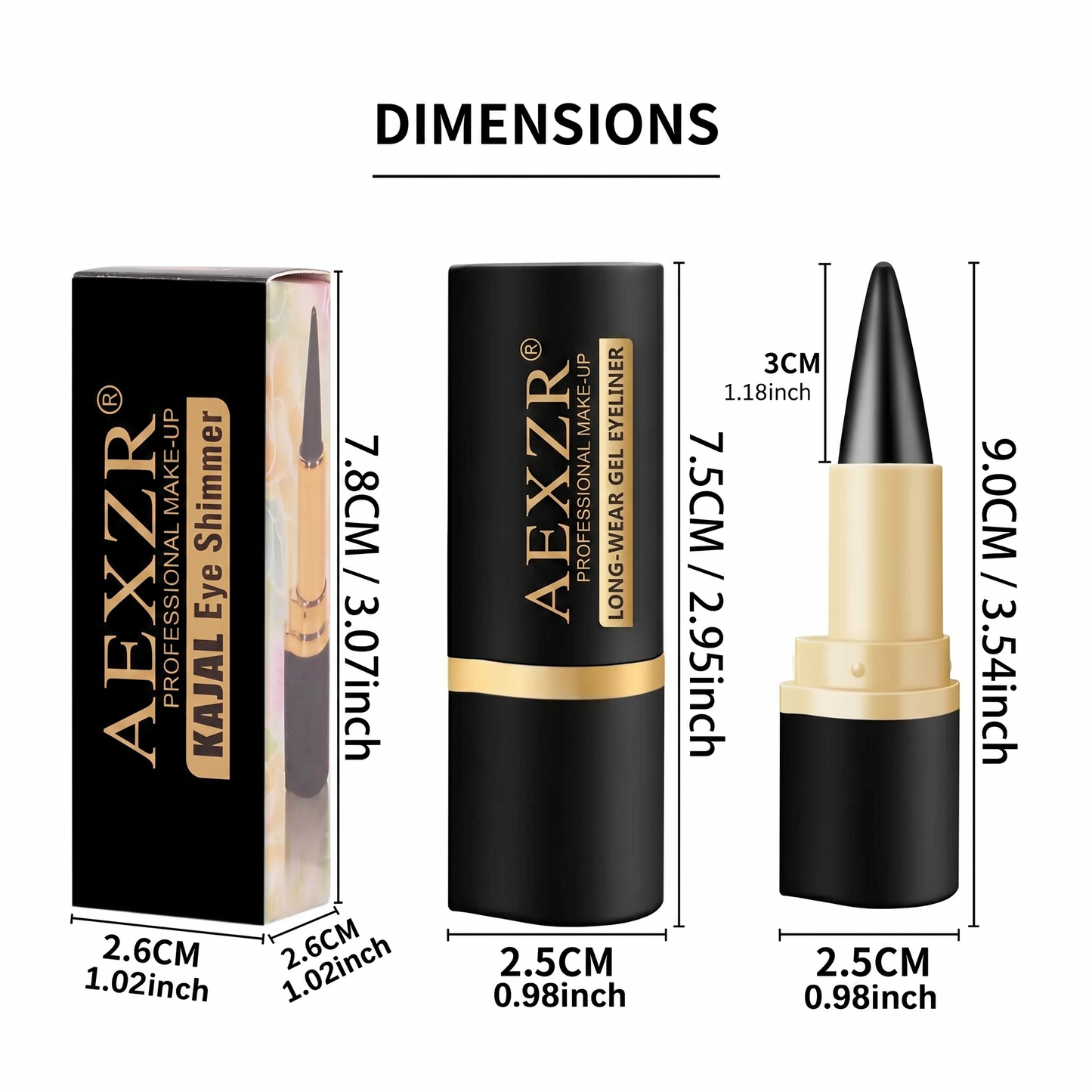 🏆AEXZR® Anti-Smudge Gel Eyeliner(2 Pcs)🖌️