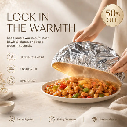 🔥 OUTDR™ Insulated Food Covers (50 PCS) – Keep Meals Warm, Ready, & Covered🍽️