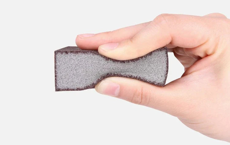 🧽 Nano Carborundum Scouring Pad – 🌿No Chemicals Needed, Removes Rust & Burnt Grease✨