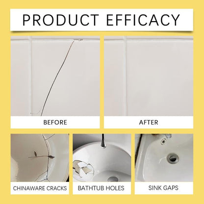🏆🔥Quick-Drying Tile Repair -🔧 DIY Pro Kit for Cracks & Chips✨