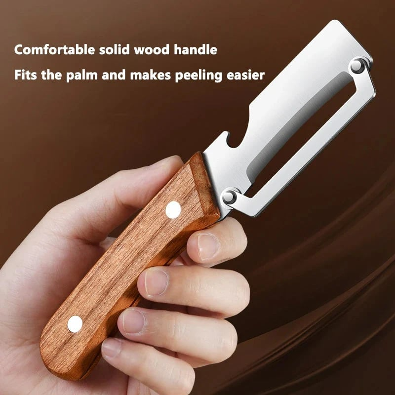 ✨ Multi-Functional Peeler –🍾 Razor-Sharp Blade, Paper-Thin Peels🔪