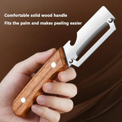 ✨ Multi-Functional Peeler –🍾 Razor-Sharp Blade, Paper-Thin Peels🔪