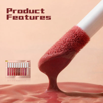 💄AEXZR®10 Pcs Matte Lip Glossy Set💋