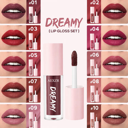 ☕ Kiss-Proof Matte Lipstick Set👄 – Smudge-Proof, Fade-Resistant, All-Day Wear💄