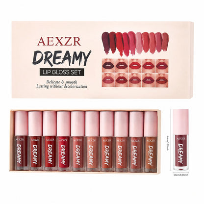 ☕ Kiss-Proof Matte Lipstick Set👄 – Smudge-Proof, Fade-Resistant, All-Day Wear💄