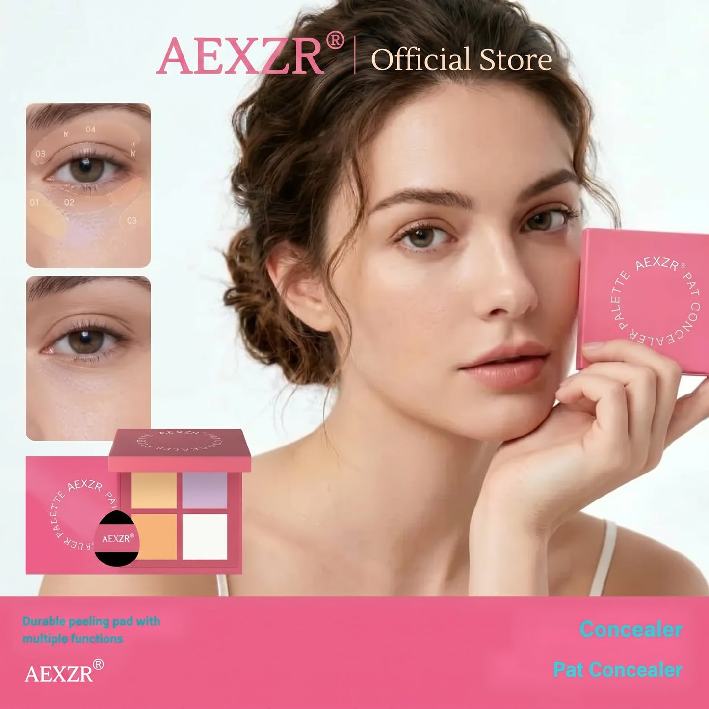 🏆✅ AEXZR® 4-Color Concealer Palette🎨