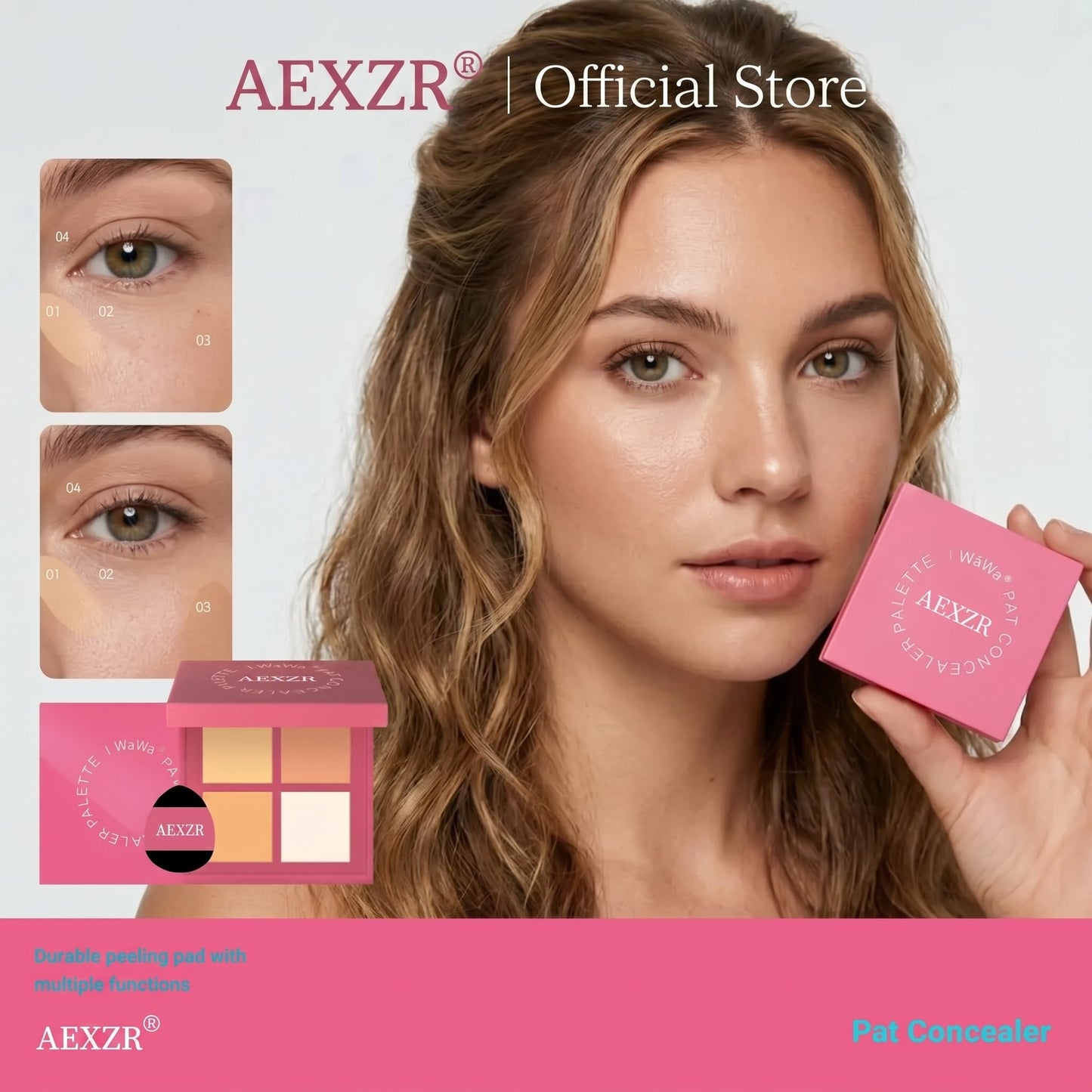 🏆✅ AEXZR® 4-Color Concealer Palette🎨
