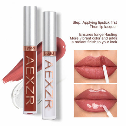 💄AEXZR®10 Pcs Matte Lip Glossy Set💋