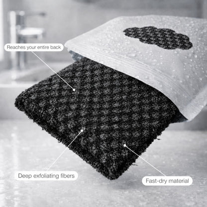 🏆Exfoliating Antibacterial Towel – ✨Kills Odor-Causing Bacteria, Baby-Smooth Skin🧼