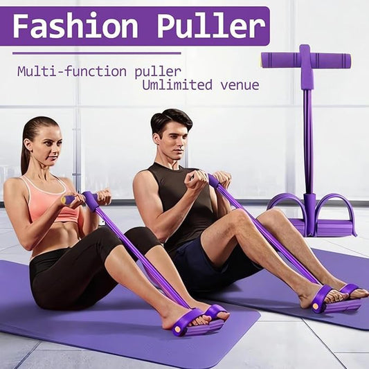 💪8-Tube Pedal Resistance Device— Full-Body Home Gym with Adjustable Strength & Detachable