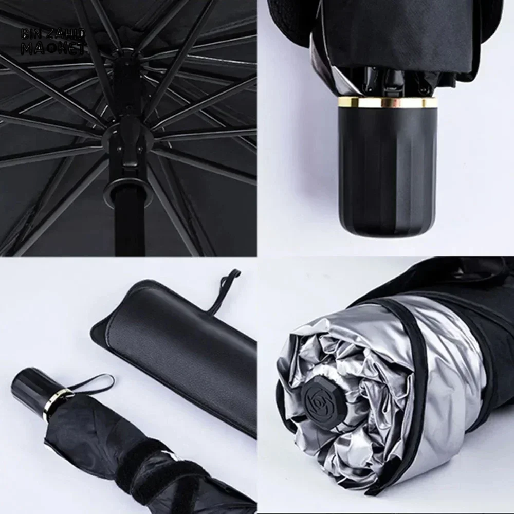 🚗🌡️ Car Front Windshield Sunshade: 99% UV Blocker & Heat Reducer 🌡️ Universal Fit | Easy Fold Sun Protection ✨