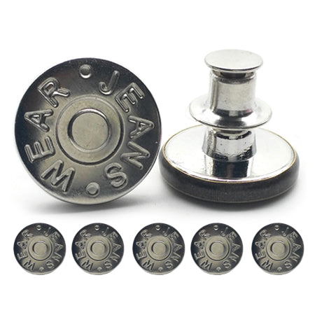 🏆Adjustable No-Sew Jeans Button - 🔘Clip On & Go, Fix Loose/Tight Jeans✨