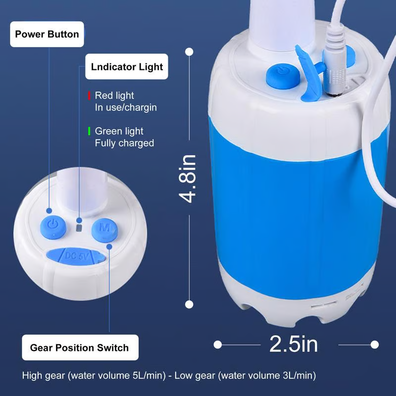 🔥Hot Sale 58% OFF💦Portable Shower for Camping with Water Pump🚀