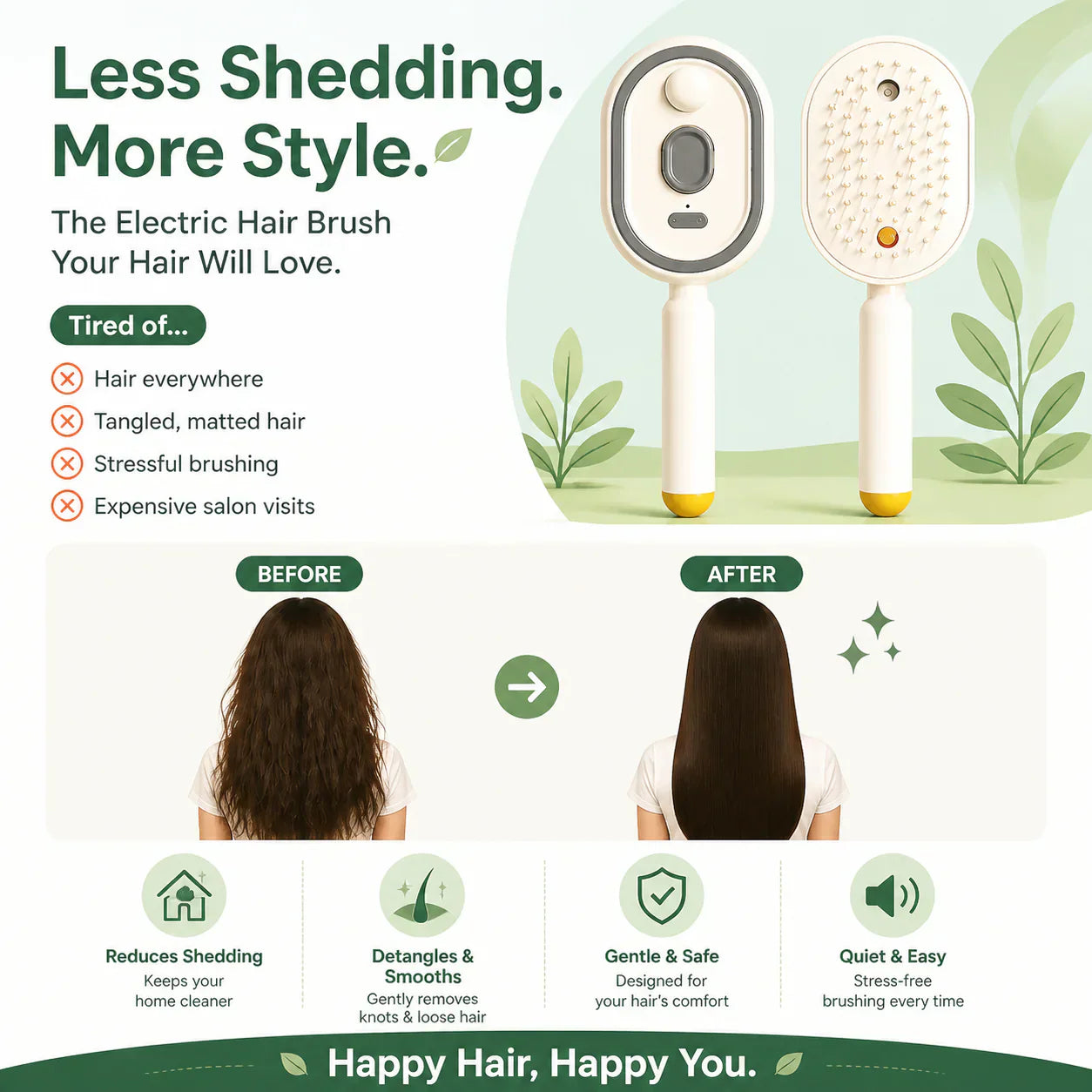 🏆AEXZR® 3-in-1 Electric Massage Comb