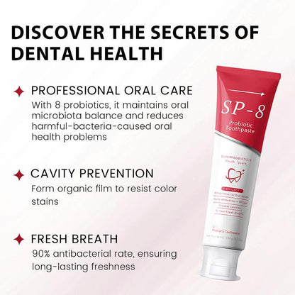 ✨🦷OUTDR™SP-8 Probiotic Whitening Toothpaste🦷🍃