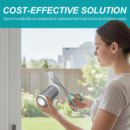 🏆💨Self-Adhesive DIY Window Screen Repair Tape  - ⚡Instant Repair, Bug-Proof & Breathable✂️